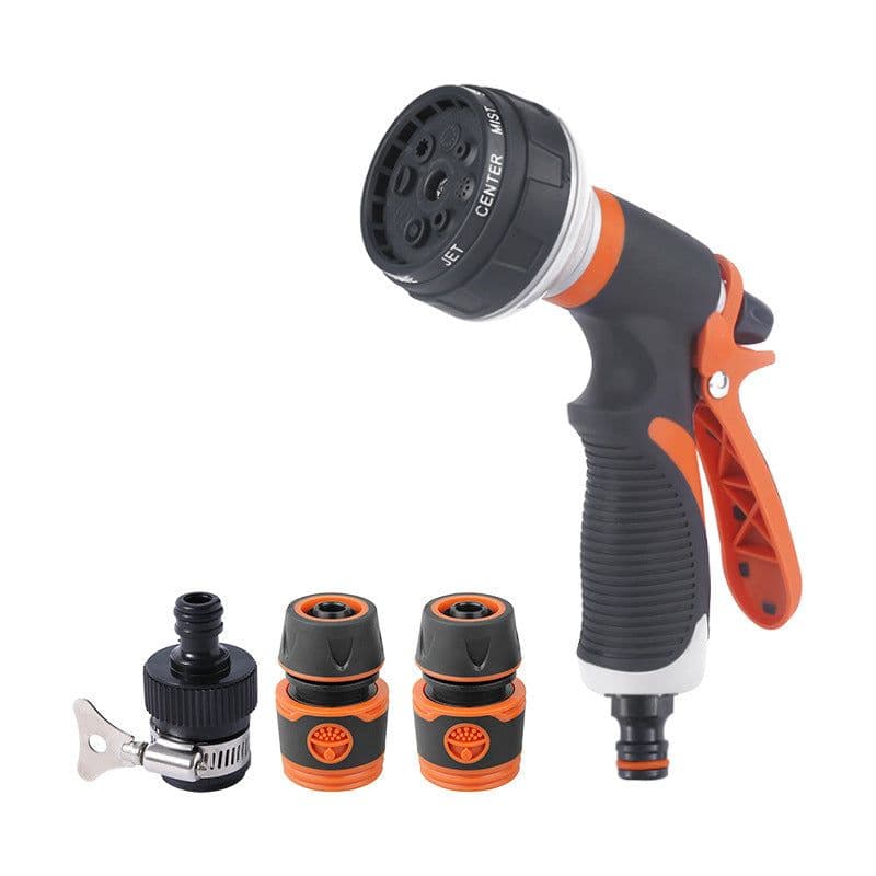 image-Multifunctional Adjustable Car Wash Water Gun Garden Watering 8 Functions Glue Water Gun