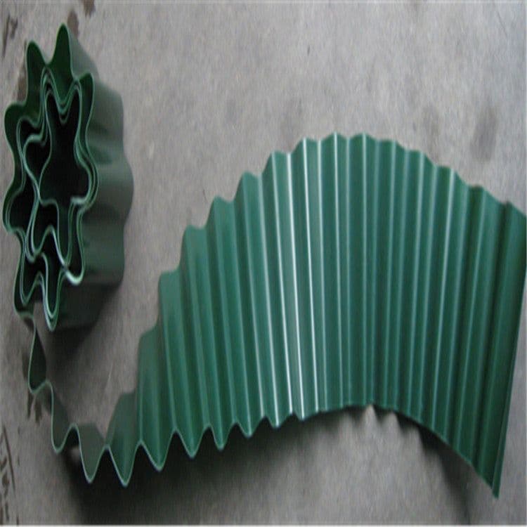image-Imitation Stone Garden Fence PP Plastic Fence Inserting The Ground Fence