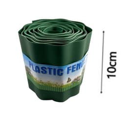 image-Imitation Stone Garden Fence PP Plastic Fence Inserting The Ground Fence