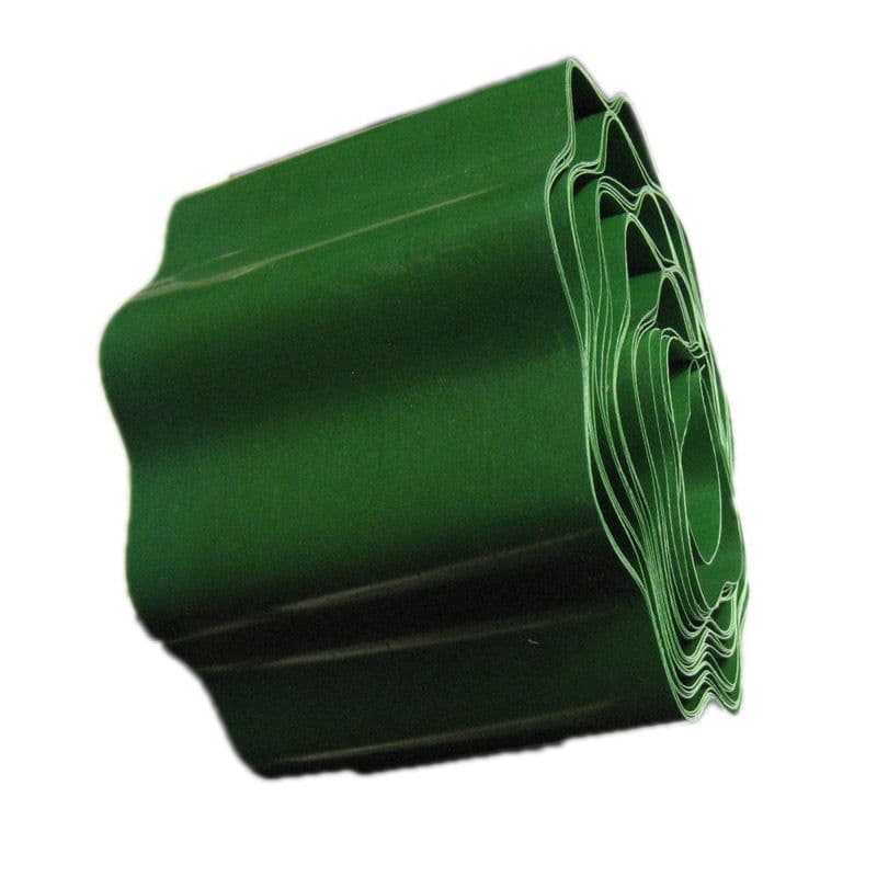 image-Imitation Stone Garden Fence PP Plastic Fence Inserting The Ground Fence
