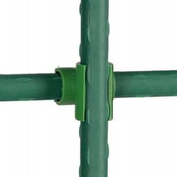 image-Gardening Pillar, Vine Climbing Frame, Climbing Vine, Plastic Coated Steel Pipe, Fixed Cross To Open Plant Buckle