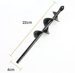 image-Hand Drill Electric Cordless Electric Drill Ground Drill Bit Short Stem Plant Twist Drill Bit