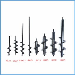 image-Hand Drill Electric Cordless Electric Drill Ground Drill Bit Short Stem Plant Twist Drill Bit