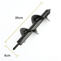 image-Hand Drill Electric Cordless Electric Drill Ground Drill Bit Short Stem Plant Twist Drill Bit