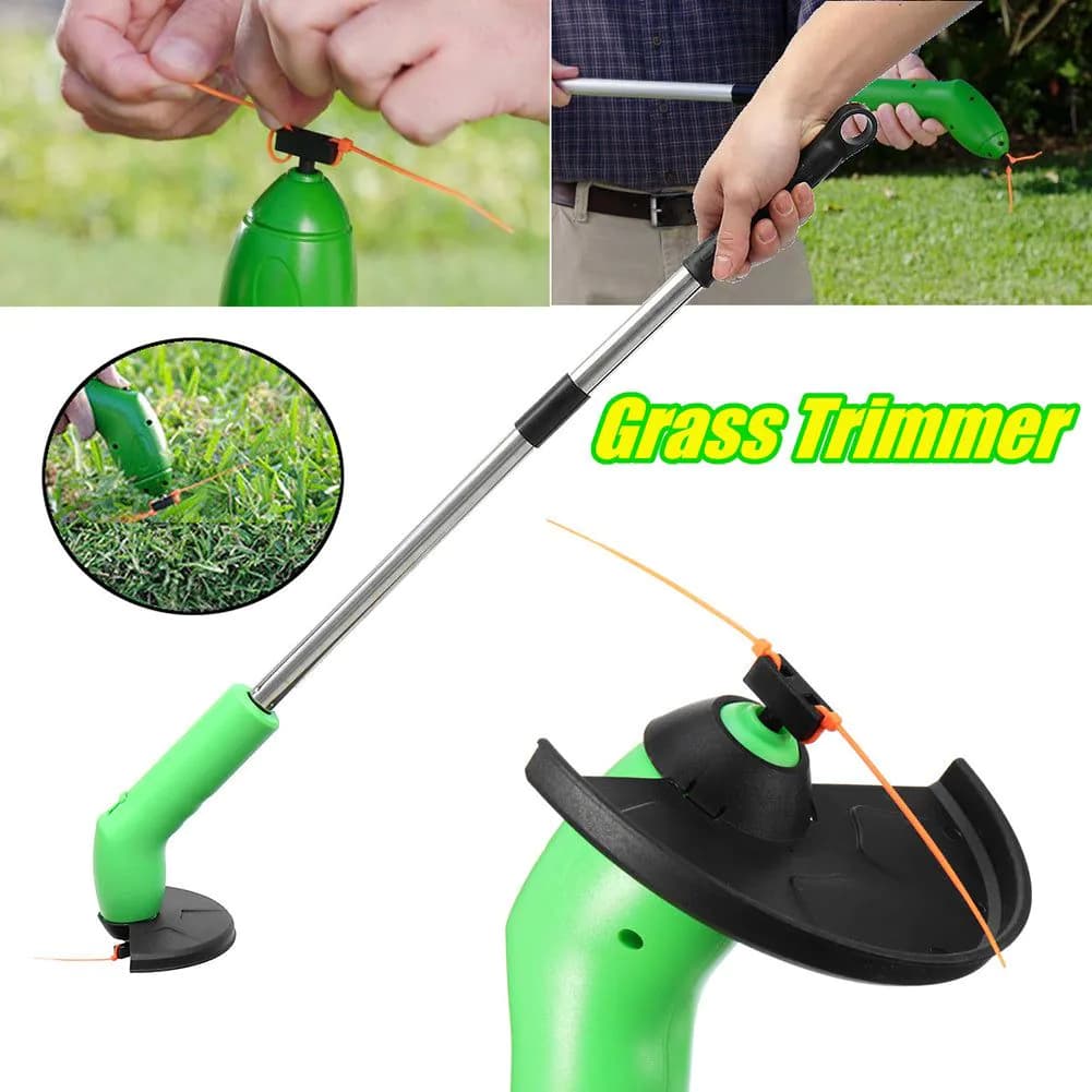 image-Factory Direct Sales Lawn Mower Mini Cordless Flower Trimming Garden Gadgets Orchard Lawn Mower Weed Weeding Machine