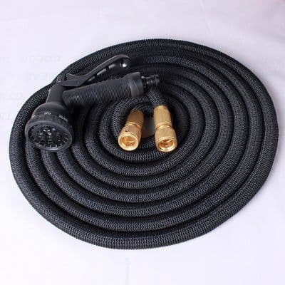 image-Multifunctional 3 Times Retractable Garden Hose High Pressure Car Wash Set