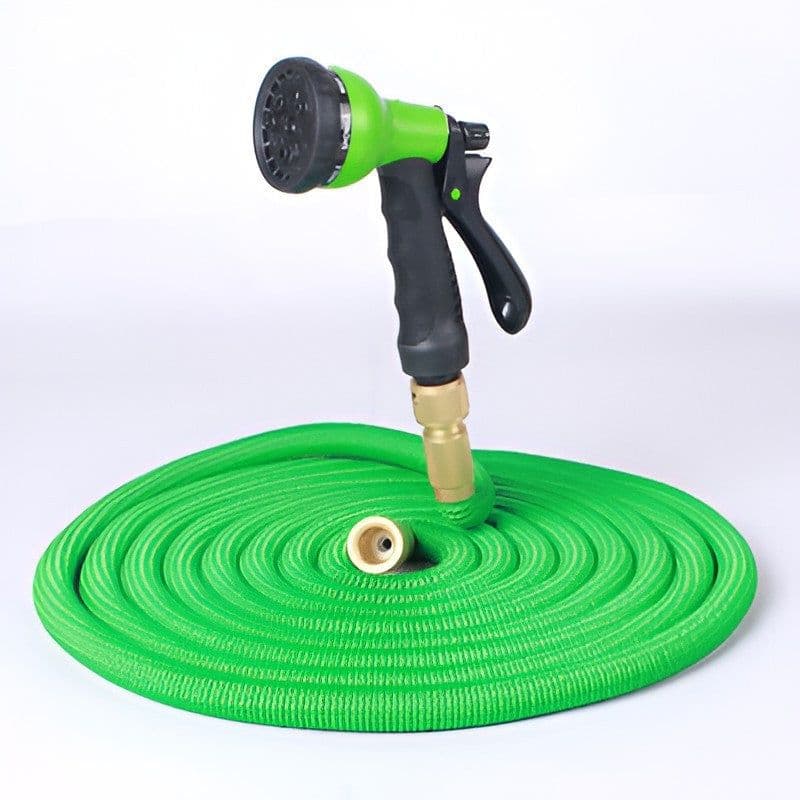 image-Multifunctional 3 Times Retractable Garden Hose High Pressure Car Wash Set