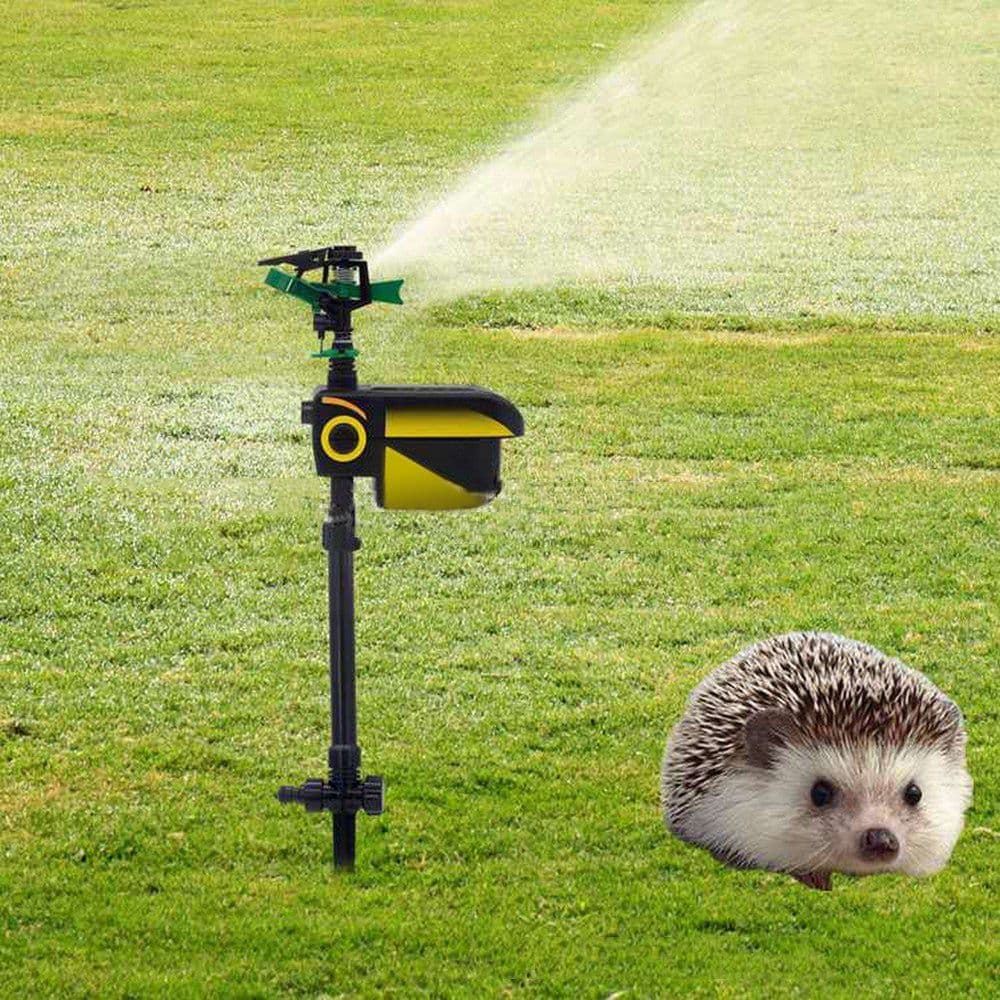 image-Solar Outdoor Pest Repellent Garden Sports Sprinkler Animal Waterer Bird Repellent