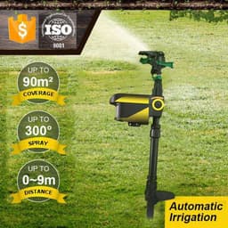 image-Solar Outdoor Pest Repellent Garden Sports Sprinkler Animal Waterer Bird Repellent