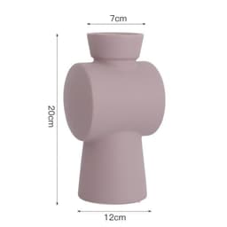 image-Nordic Morandi Simple Hammer Ceramic Vase Decoration Living Room Dining Room Tv Cabinet Wine Cabinet Decoration