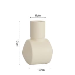 image-Nordic Morandi Simple Hammer Ceramic Vase Decoration Living Room Dining Room Tv Cabinet Wine Cabinet Decoration