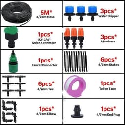 image-Drip Irrigation Set Automatic Watering Device Gardening And Gardening