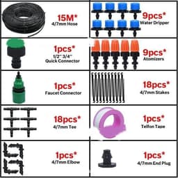 image-Drip Irrigation Set Automatic Watering Device Gardening And Gardening