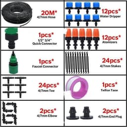 image-Drip Irrigation Set Automatic Watering Device Gardening And Gardening