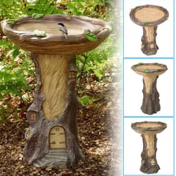 image-Sunflower Resin Handicraft Garden Ornaments Polyresin Sunflower Bird Bath