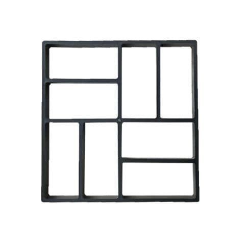 image-Brick Stone Road Concrete Mould Garden Path Maker Mold Plastic DIY Manually Paving Cement Cemento Garden Path Maker Mold