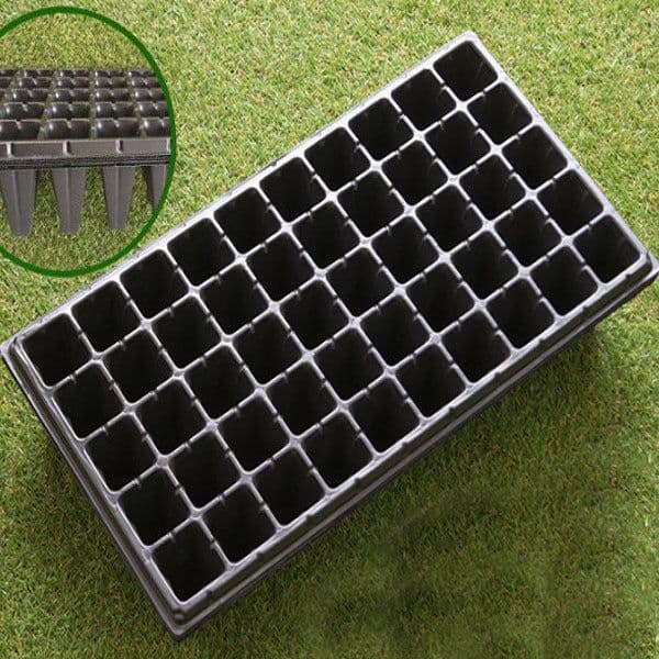 image-Rectangular Tray Sprout Nutrient Bowl Sprout Wheat Plastic Propagation Succulent Seedling Cup Pot