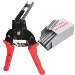 image-Boutique Chicken Cage Tie-in Pliers M-type Nail Pigeon Cage Wall Group Cage Pliers M-type Snap Pliers Cage Tie Pliers Buckle
