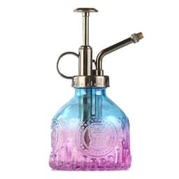 image-Embossed Glass Bottle Watering Flower Watering Can Shower Gardening Glass Small Spray