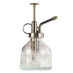 image-Embossed Glass Bottle Watering Flower Watering Can Shower Gardening Glass Small Spray