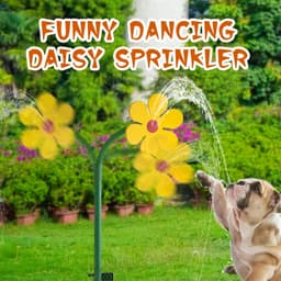 image-Garden Sprinkler Plastic Sprinkler Sunflower Sprinkler Garden Work Tool Adjustable Sprinklers And Garden Hoses