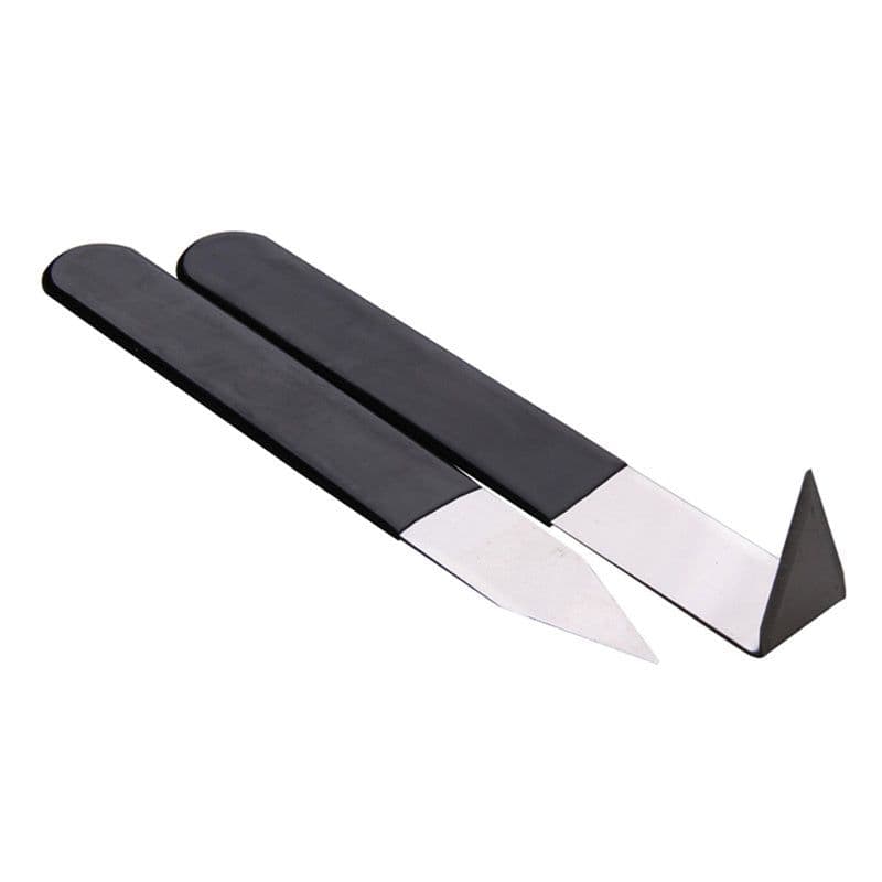 image-Sketch Painting Art Tools 8 Stainless Steel Handle Blank Tool Repair Blank Pottery