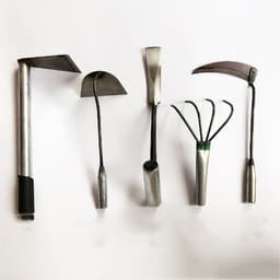 image-Small Sickle Four-tooth Rake Shovel Hoe Garden Tool Set Garden Farm Tool Sickle