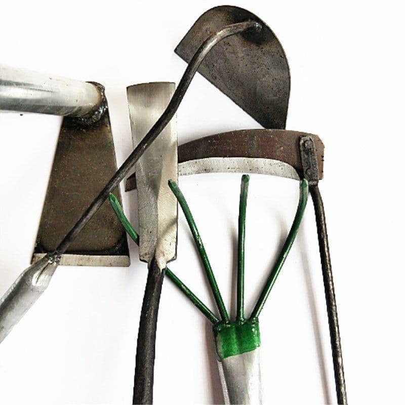 image-Small Sickle Four-tooth Rake Shovel Hoe Garden Tool Set Garden Farm Tool Sickle