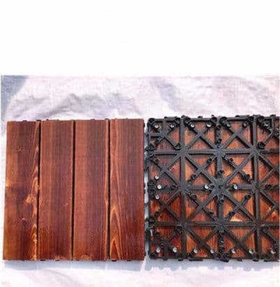 image-Self-paved Anticorrosive Sun Room Garden Splicing Outdoor Wooden Floor Material