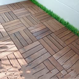 image-Self-paved Anticorrosive Sun Room Garden Splicing Outdoor Wooden Floor Material