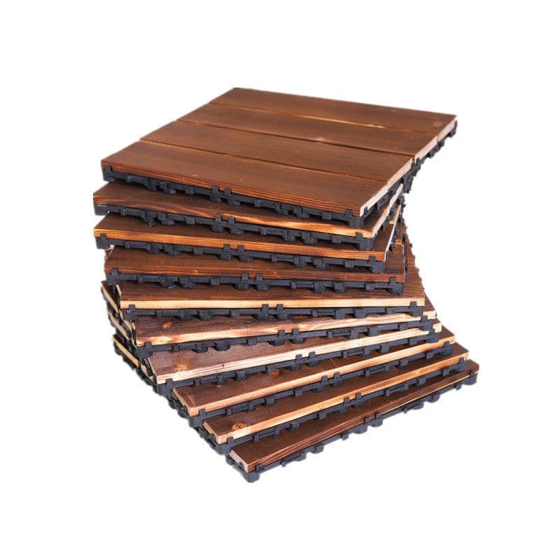 image-Self-paved Anticorrosive Sun Room Garden Splicing Outdoor Wooden Floor Material