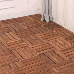 image-Self-paved Anticorrosive Sun Room Garden Splicing Outdoor Wooden Floor Material