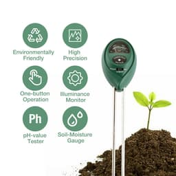 image-3 In1 Soil Tester Water PH Moisture Light Test Meter Kit For Garden Plant Flower