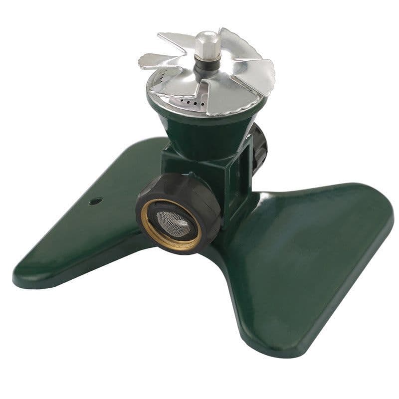image-All Metal 360 Degree Automatic Rotating Spiral Lawn Sprinkler Sprinkler
