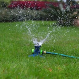 image-All Metal 360 Degree Automatic Rotating Spiral Lawn Sprinkler Sprinkler
