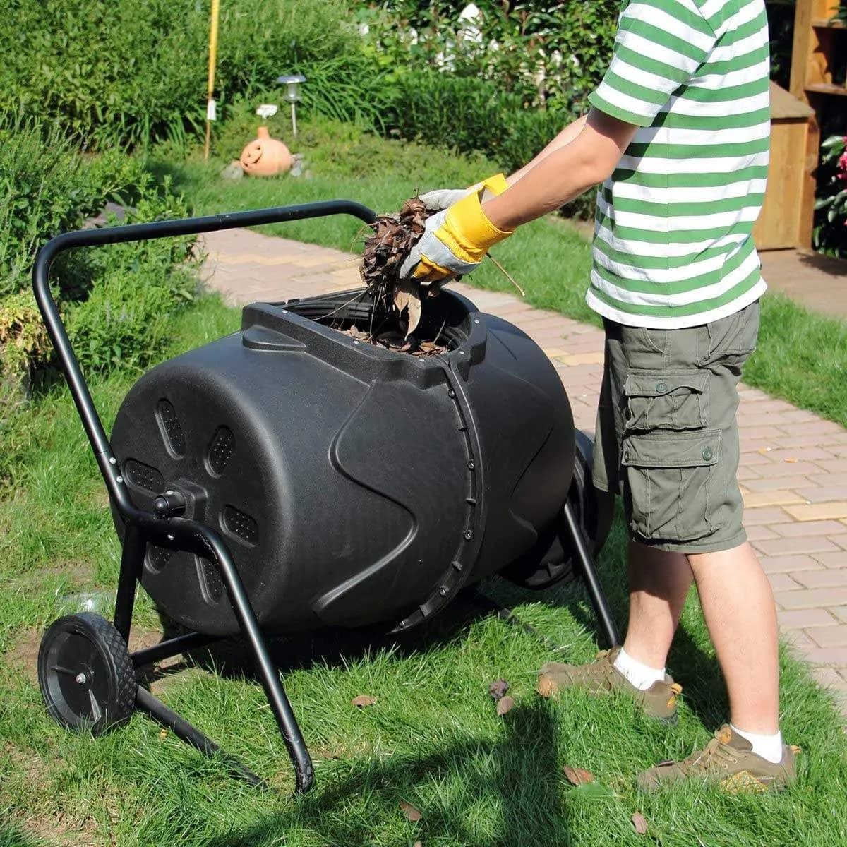 image-Removable Rotary Compost Bucket