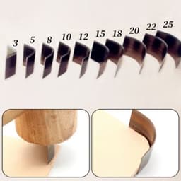 image-Leather Goods Die - Cut Curved Fillet Knife Belt