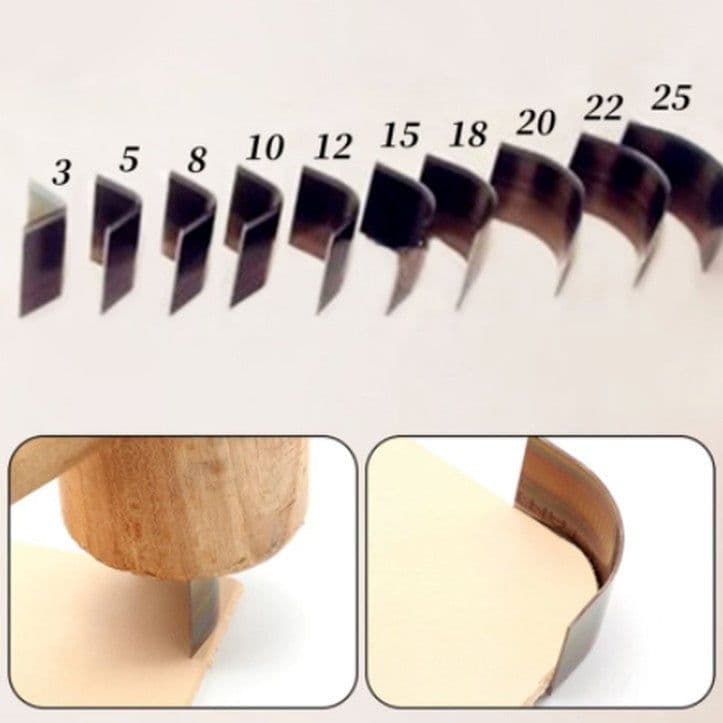 image-Leather Goods Die - Cut Curved Fillet Knife Belt