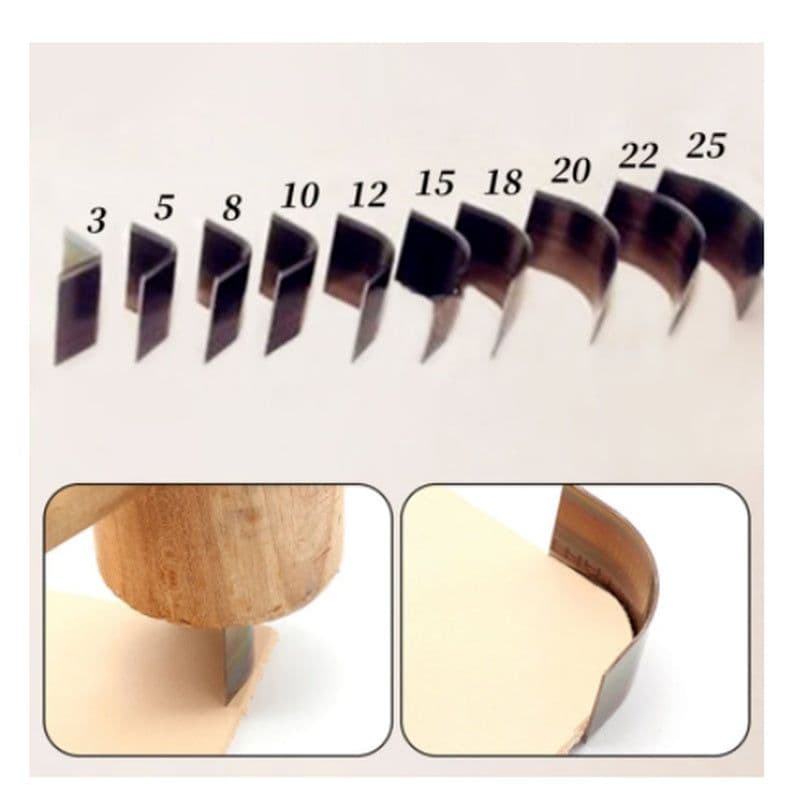 image-Leather Goods Die - Cut Curved Fillet Knife Belt