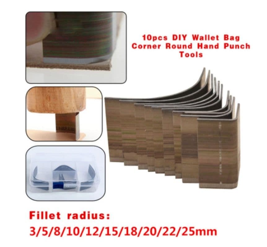 image-Leather Goods Die - Cut Curved Fillet Knife Belt
