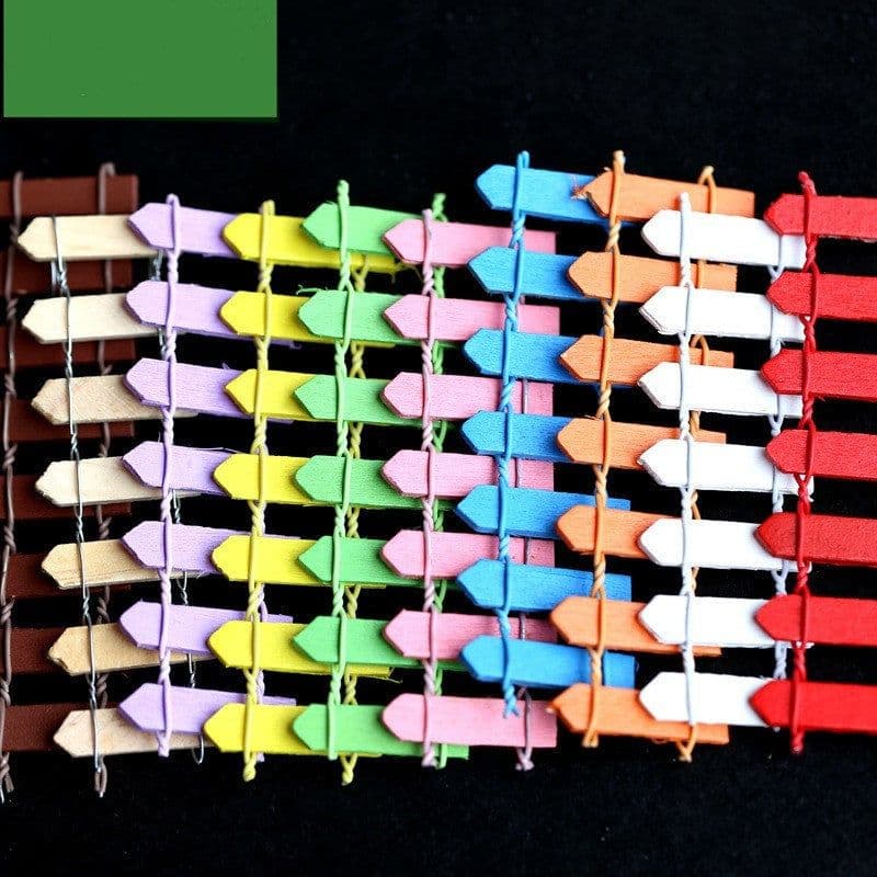 image-Wooden Fence Fence Fence White Mini Small Fence