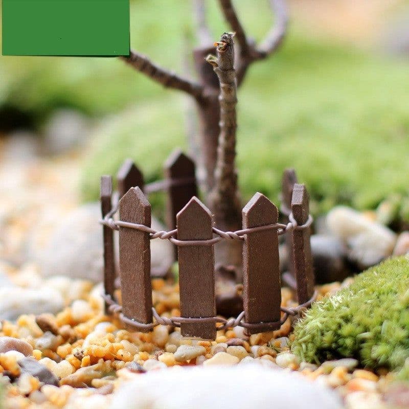 image-Wooden Fence Fence Fence White Mini Small Fence