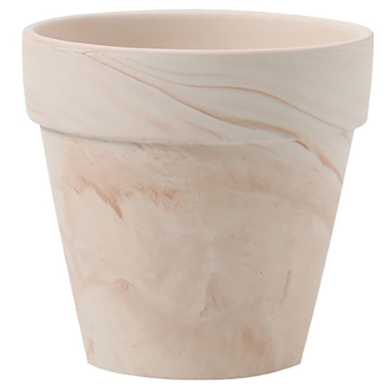 image-Gradient Macchiato Red And White Pottery Natural Pot Vegetarian Burning Breathable And Absorbent Large Type Green Plants Meaty