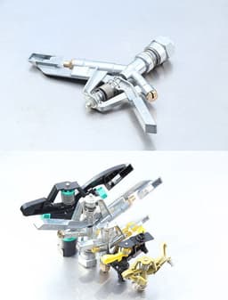 image-Alloy Spray Irrigation Lawn Rocker Arm Landscaping 360 Degrees Automatic Rotation