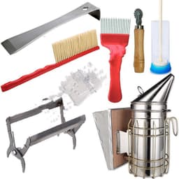 image-Beekeeping 8-piece Set Of Bee Tools And Cigarette Sprayers