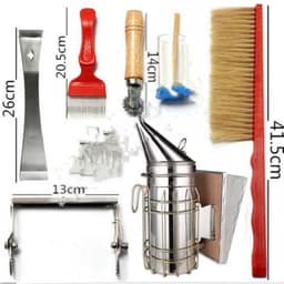 image-Beekeeping 8-piece Set Of Bee Tools And Cigarette Sprayers