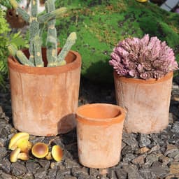 image-Thick Clay Earthen Pot Breathable Succulents Outdoor Balcony Soil Ceramic Basin