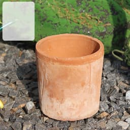 image-Thick Clay Earthen Pot Breathable Succulents Outdoor Balcony Soil Ceramic Basin