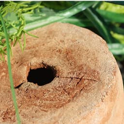 image-Thick Clay Earthen Pot Breathable Succulents Outdoor Balcony Soil Ceramic Basin