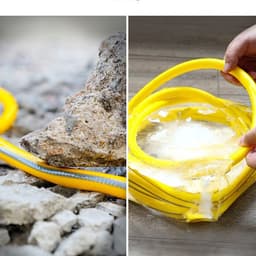 image-Garden Household Thickened Yellow 6-branch Car Wash Water Pipe